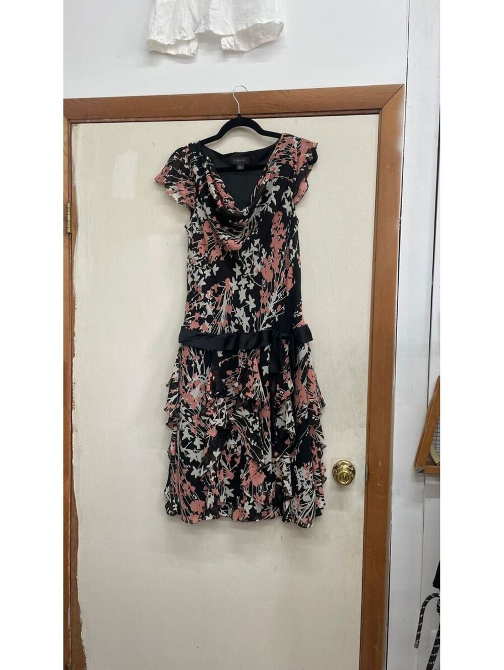 liz claiborne fairy drop waist dress size 12 - 17-21.5” ptp